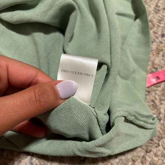 Beulah Knot T-Shirt Dress Green- One Size - Picture 8 of 9